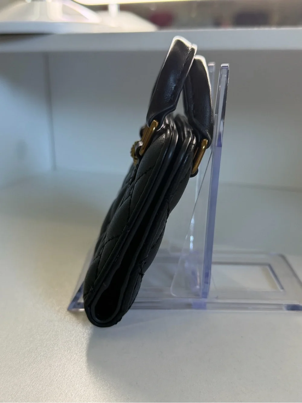 Kurt Geiger Black Kensington Bag Charm/Keychain & Card Holder